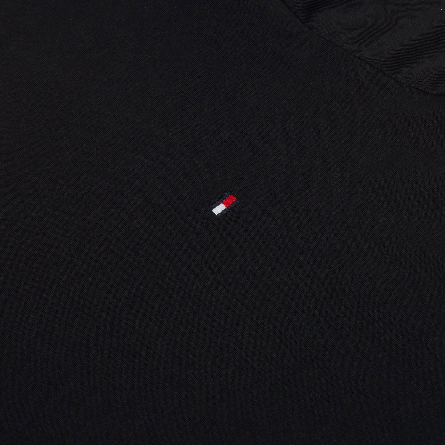 Tommy Hilfiger Flag Embroidery Jersey Crew Neck T-Shirt
