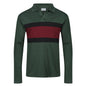 TL London 3 Stripe Long Sleeve Polo Shirt