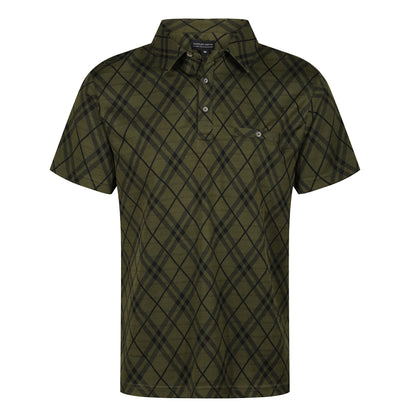 Charles Norton Harlequin Diamond Polo Shirt