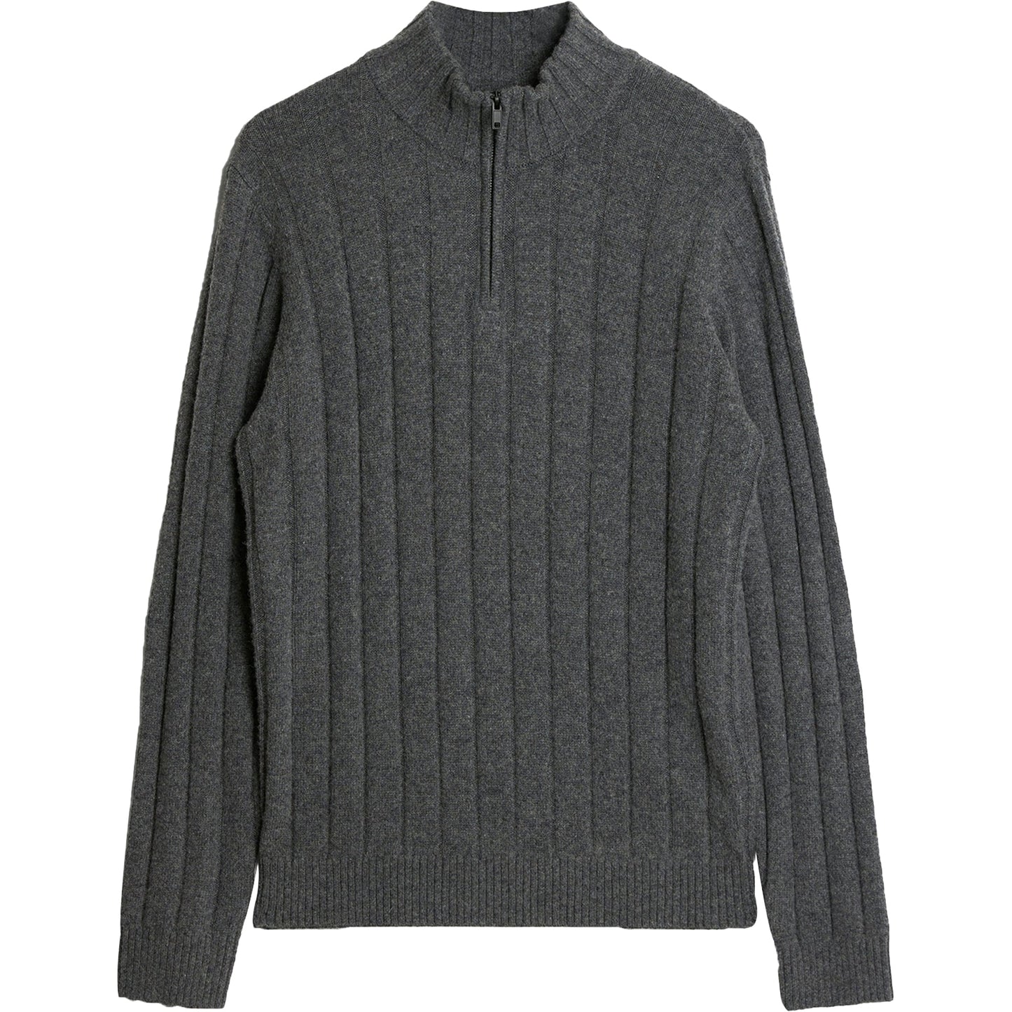 Dressman Wool Blend Quarter Zip Pullover