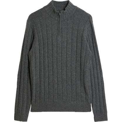 Dressman Wool Blend Quarter Zip Pullover