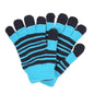 Pierre Roche 2-in-1 Striped Gloves