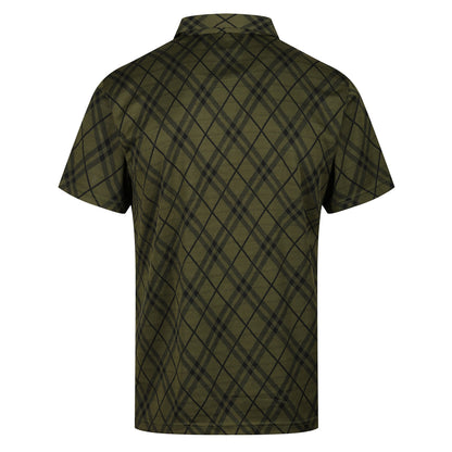 Charles Norton Harlequin Diamond Polo Shirt