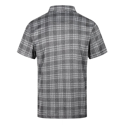 Charles Norton Wiggins Check Polo Shirt