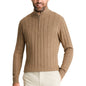 Dressman Wool Blend Quarter Zip Pullover