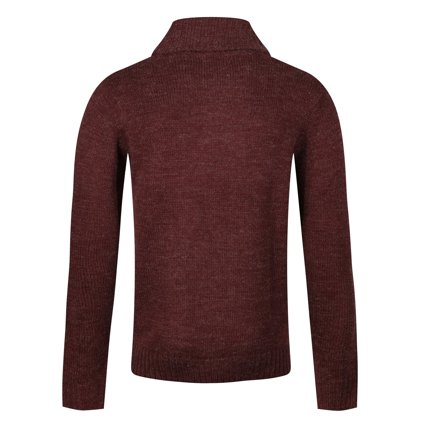 Carter & Rise Shawl Neck Cable Knit Wool Blend Jumper