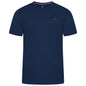 Tommy Hilfiger Flag Embroidery Jersey Crew Neck T-Shirt