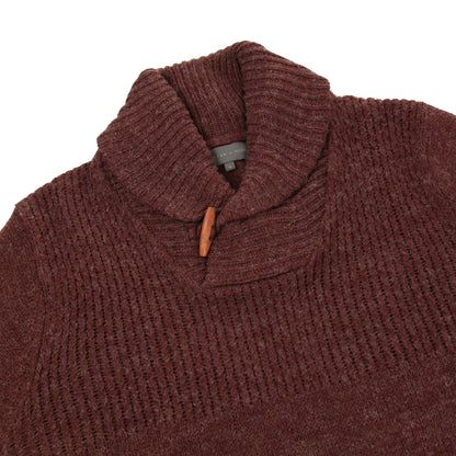 Carter & Rise Shawl Neck Cable Knit Wool Blend Jumper
