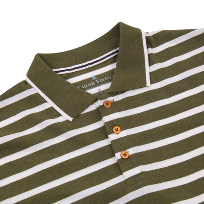 Tailor Vintage Striped Polo Shirt