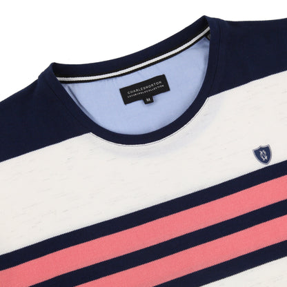 Charles Norton Maryland Striped Pique T-Shirt