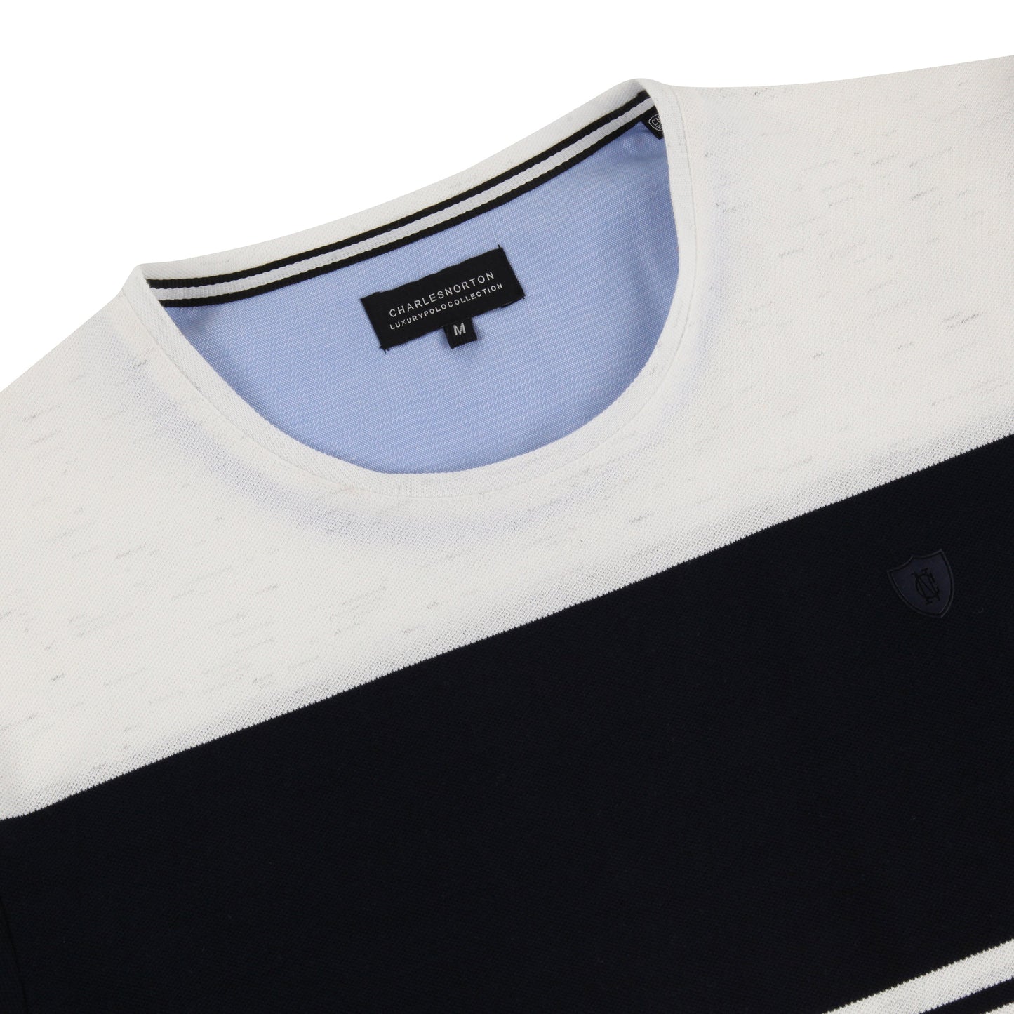 Charles Norton Massachusetts Striped Pique T-Shirt