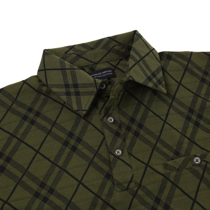 Charles Norton Harlequin Diamond Polo Shirt
