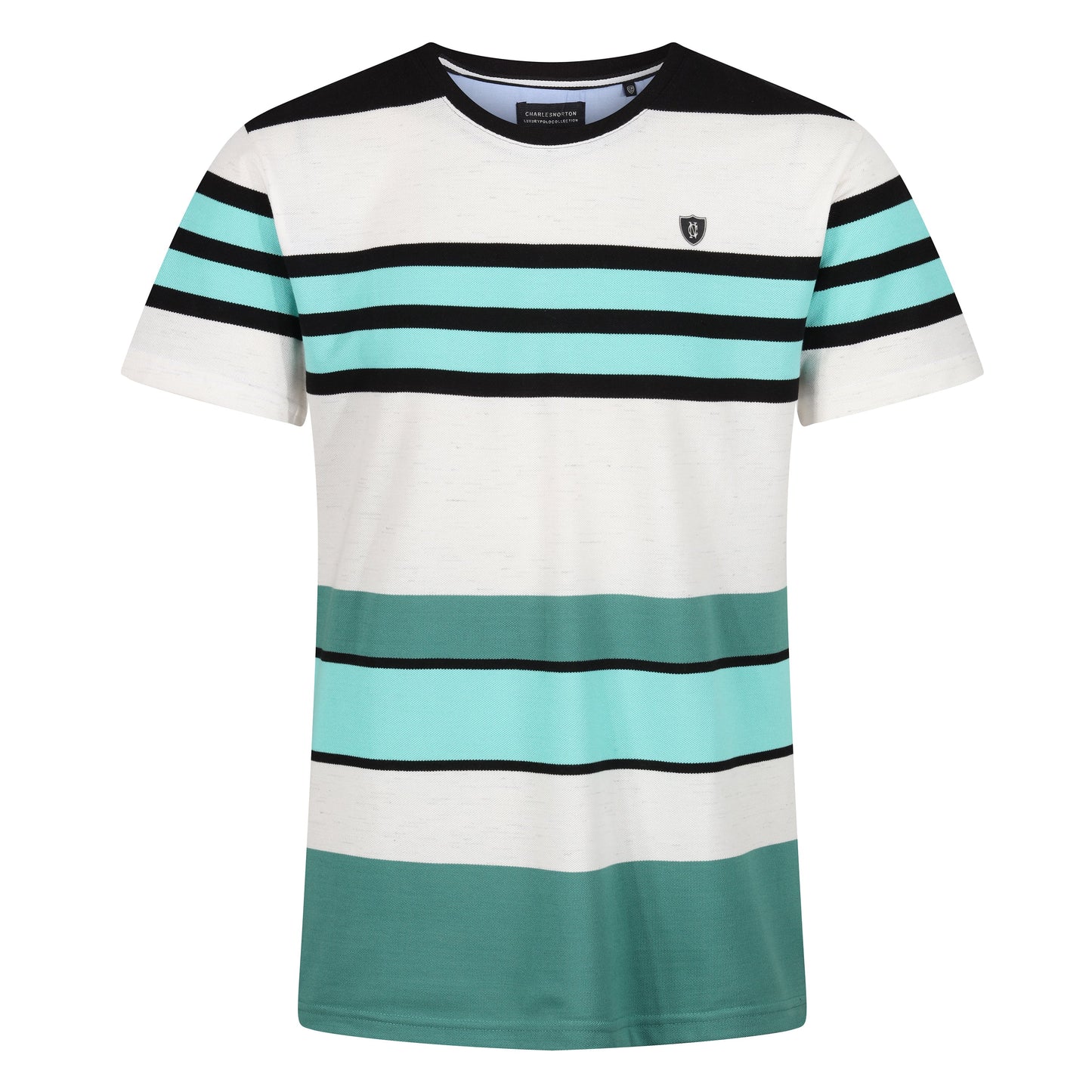 Charles Norton Maryland Striped Pique T-Shirt