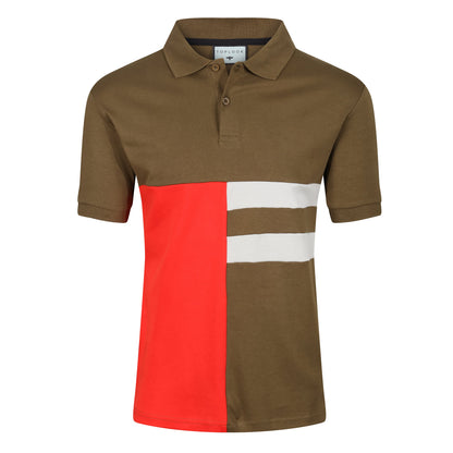 TL London Vertical Panel Polo Shirt