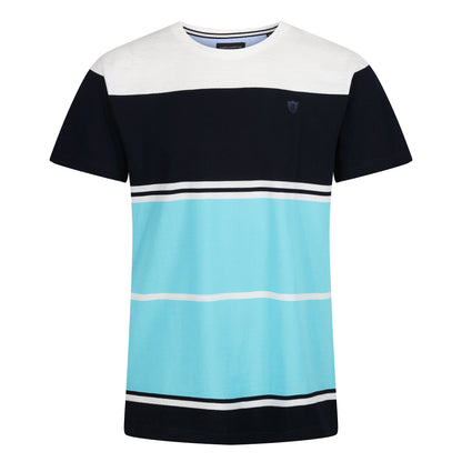 Charles Norton Massachusetts Striped Pique T-Shirt