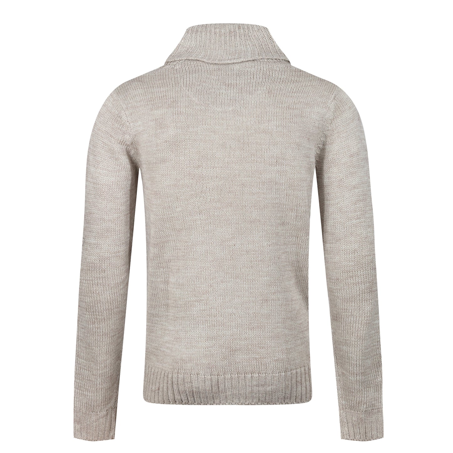 Carter & Rise Shawl Neck Cable Knit Wool Blend Jumper