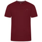 Tommy Hilfiger Flag Embroidery Jersey Crew Neck T-Shirt