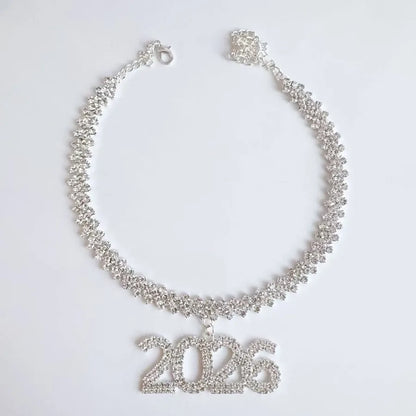 Trendy Cuban Link Necklace Pendant 2026 Number Short Style Men's Hip Hop Nightclub Clavicle Chain Unisex Personalized Jewelry