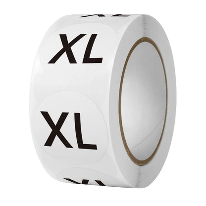 1 inch clothing clothes size label sticker wholesale shoes hat size model self-adhesive label sticker