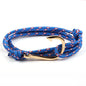 Casual Simple Style Fishhook Alloy rope Layered Unisex Bracelets