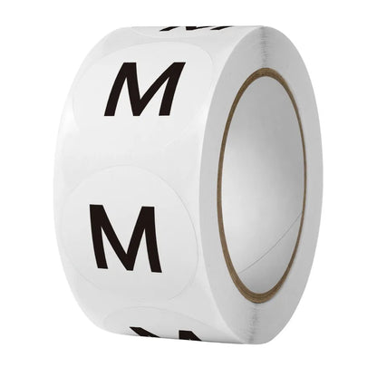 1 inch clothing clothes size label sticker wholesale shoes hat size model self-adhesive label sticker