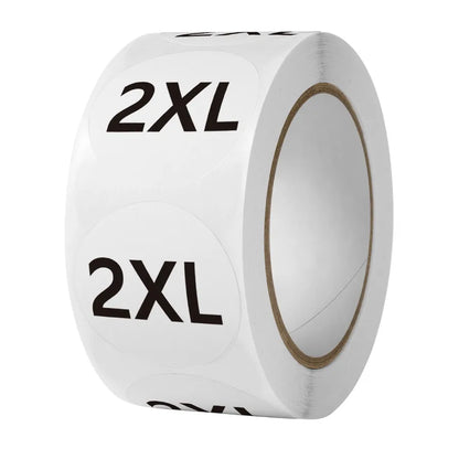 1 inch clothing clothes size label sticker wholesale shoes hat size model self-adhesive label sticker