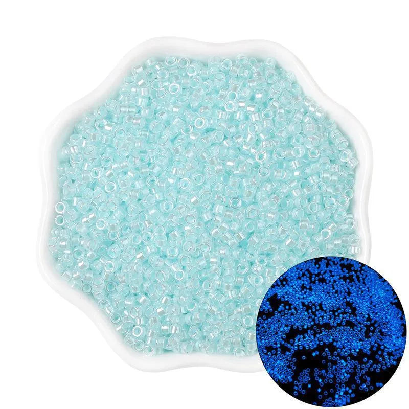 1 Pack Glass Solid Color Beads