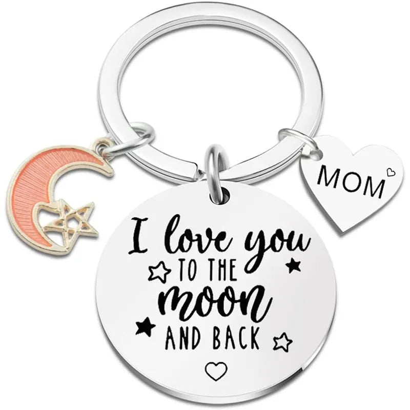 MAMA Letter Titanium Steel Mother'S Day Women'S Bag Pendant Memorial Keychains