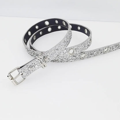 -1 Niche imitation leather Alloy Punch Plating Skull