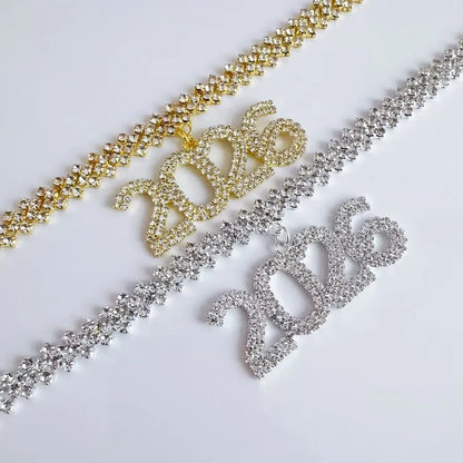 Trendy Cuban Link Necklace Pendant 2026 Number Short Style Men's Hip Hop Nightclub Clavicle Chain Unisex Personalized Jewelry