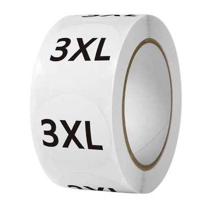 1 inch clothing clothes size label sticker wholesale shoes hat size model self-adhesive label sticker