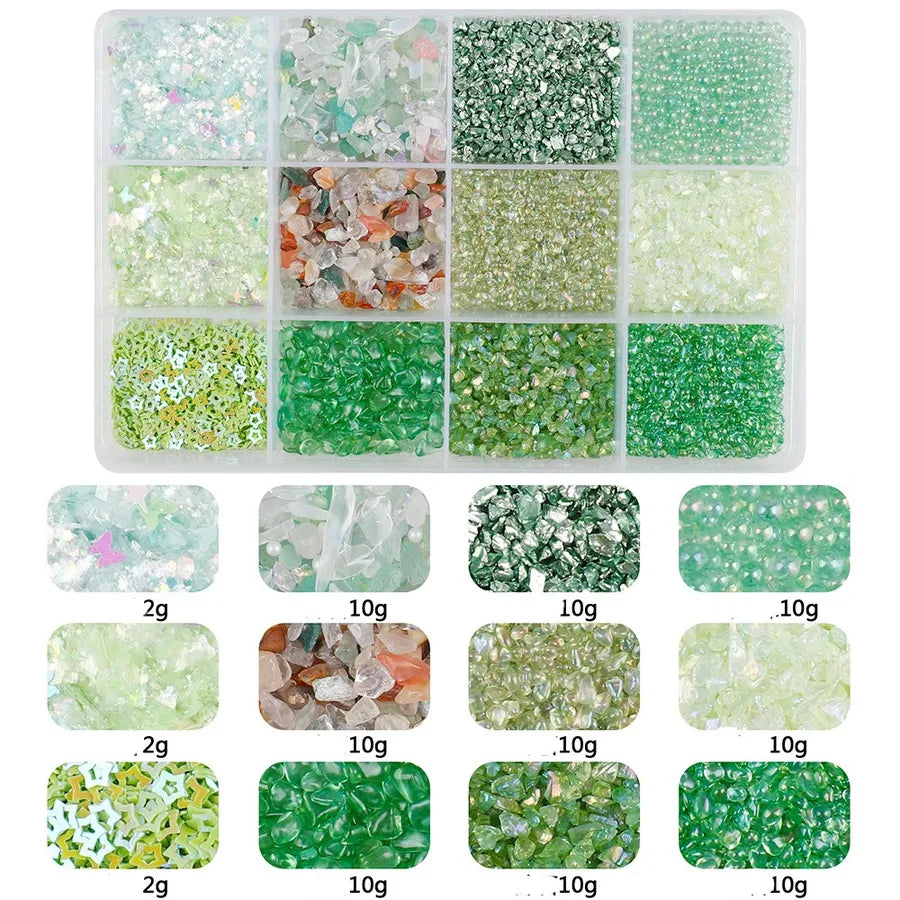 1 Box ABS Solid Color Beads