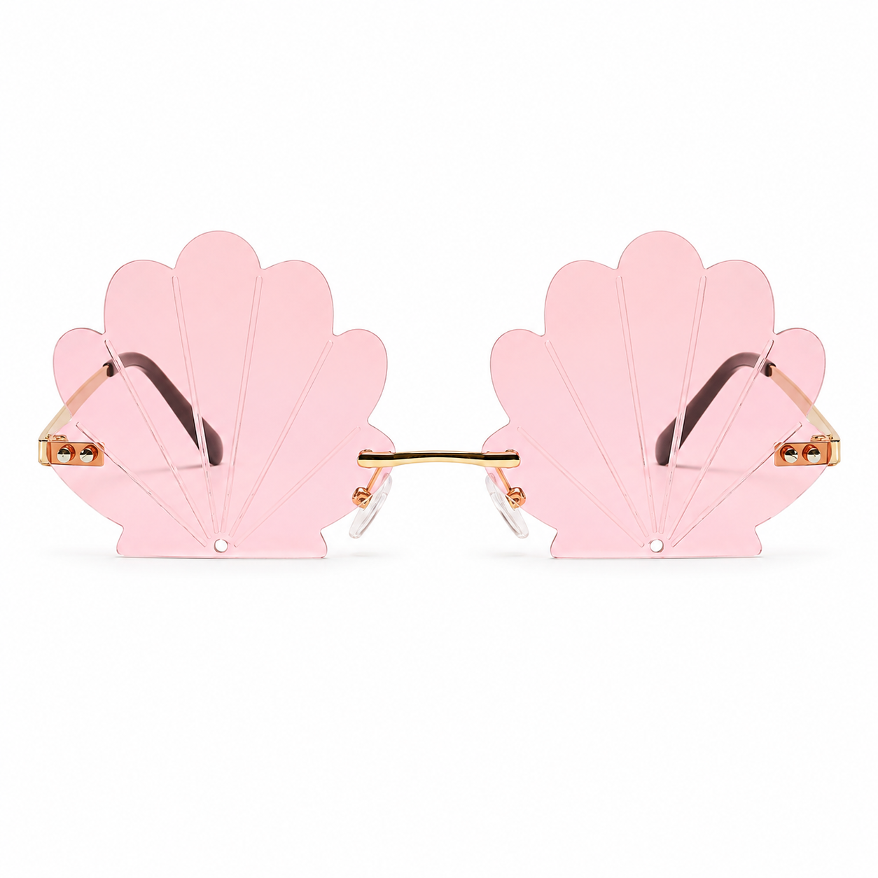 Pink Mermaid Shell Festival Sunglasses – Fantasy Statement Glasses