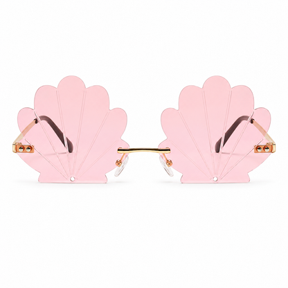 Pink Mermaid Shell Festival Sunglasses – Fantasy Statement Glasses