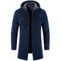 Plus Fleece Hooded Winter Cardigan Men Jacket