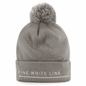 Pom Pom Grey Beanie