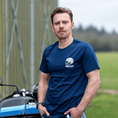 Navy U&C Helmet Tee