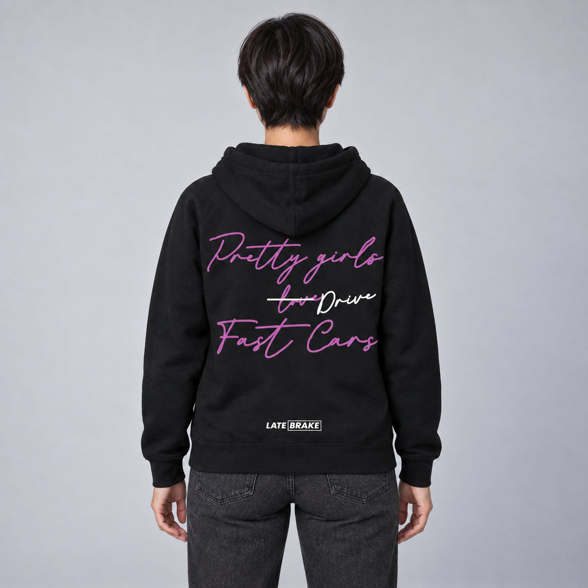 Pretty Girls DRIVE Fast Cars Hoodie