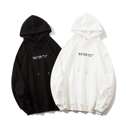 Hip Hop Butterfly Hoodie Sweatshirt Men Harajuku Streetwear Hooded Pullover Cotton Autumn Loose Hoodie Black Clothes