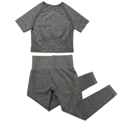 Yoga Sets 2 Piece Women Sport Outfits Workout Sets Exercise Sportswear Gym Jogger Actiivewear Running Suits Fitness Clothes