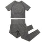 Yoga Sets 2 Piece Women Sport Outfits Workout Sets Exercise Sportswear Gym Jogger Actiivewear Running Suits Fitness Clothes