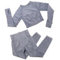Yoga Sets 2 Piece Women Sport Outfits Workout Sets Exercise Sportswear Gym Jogger Actiivewear Running Suits Fitness Clothes