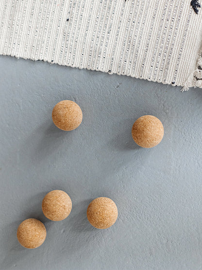 Yoga Studio Cork Unbranded Massage Ball Set of 3 - 4cm, 2 x 6cm