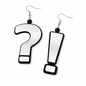 Question Mark Earrings UK – Statement Punk Drop Earrings (Festival & Rave Accessories)