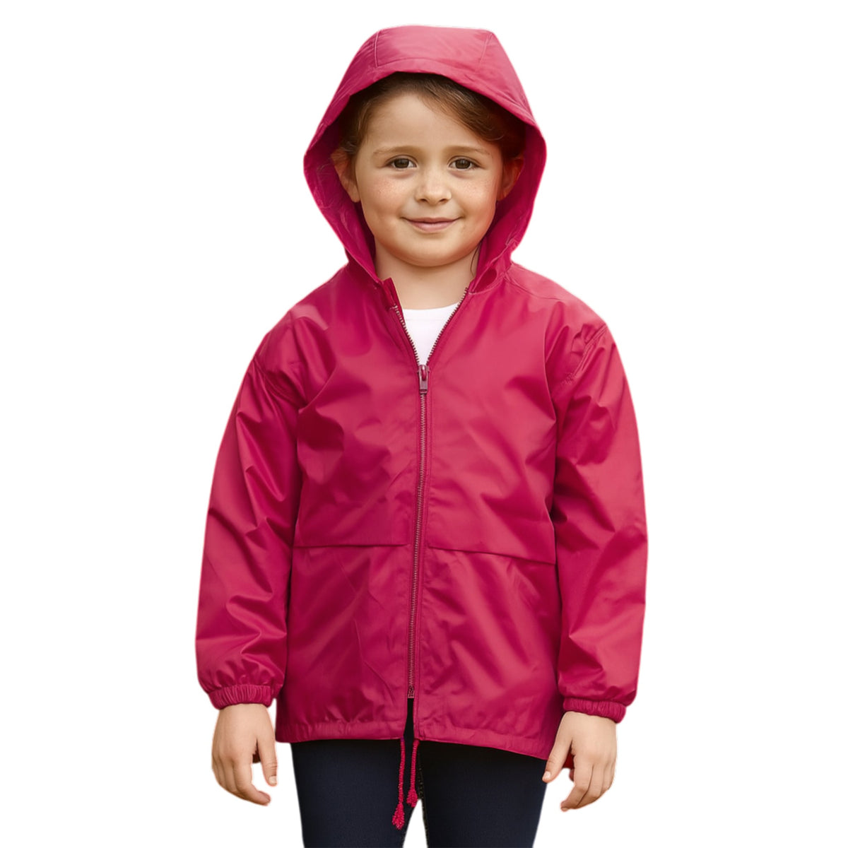 Unisex Kids Lightweight Kagool Rain Jacket