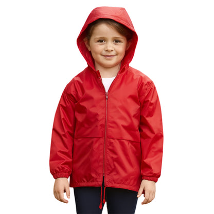 Unisex Kids Lightweight Kagool Rain Jacket