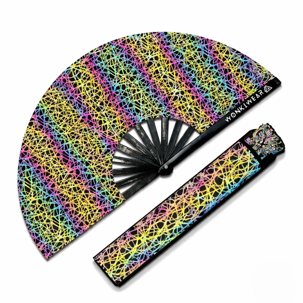 XL Festival Fan – Flash Reflective Entrapment Rave Fan