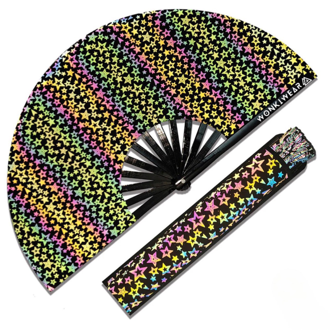 XL Flash Reflective Stars Festival Fan