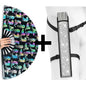 XL Flash Reflective Tigress Festival Fan
