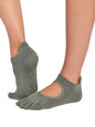 ToeSox Full Toe Bellarina Women's Yoga Grip Socks